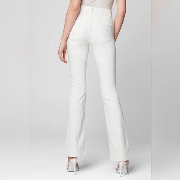 Blank NYC White High Rise Mini Flare Size 26 - Picture 2 of 11